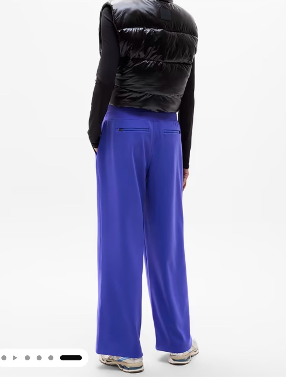 Athleta Wide-Leg Pants in Borealis